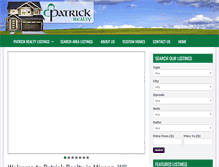 Tablet Screenshot of patrick-realty.com
